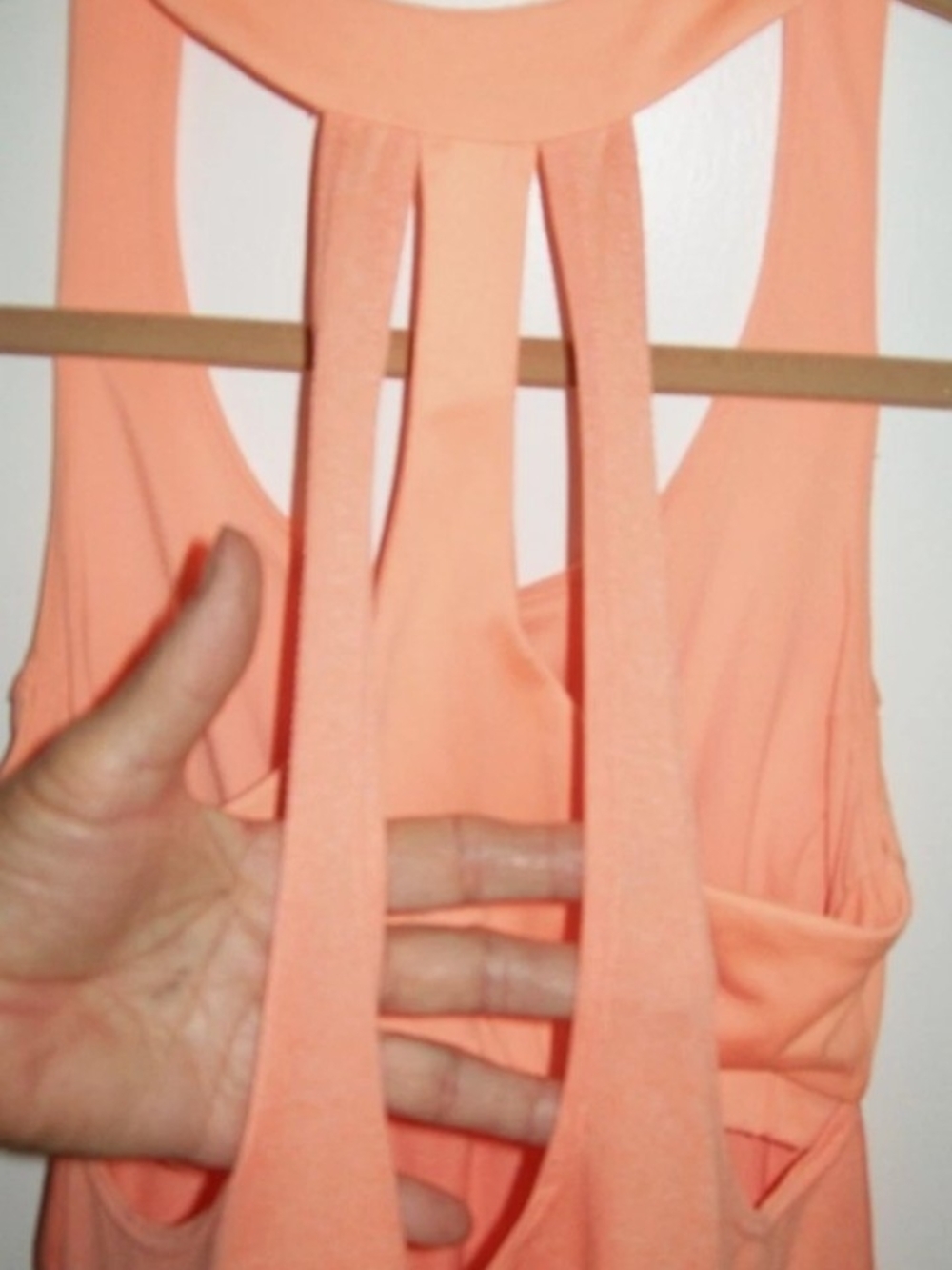 Champion Peach Drawstring Racerback Tank - Picture 2 of 6